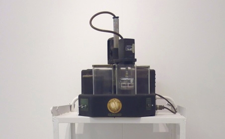 シャワータイプ超音波洗浄機展示機