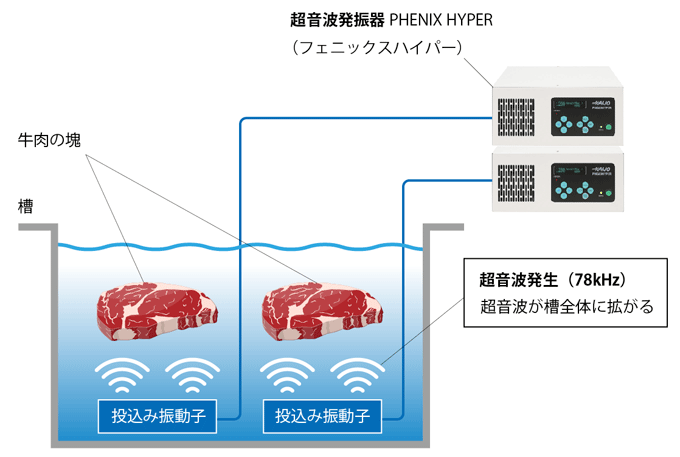 超音波洗浄機「PHENIX HYPER」の特徴